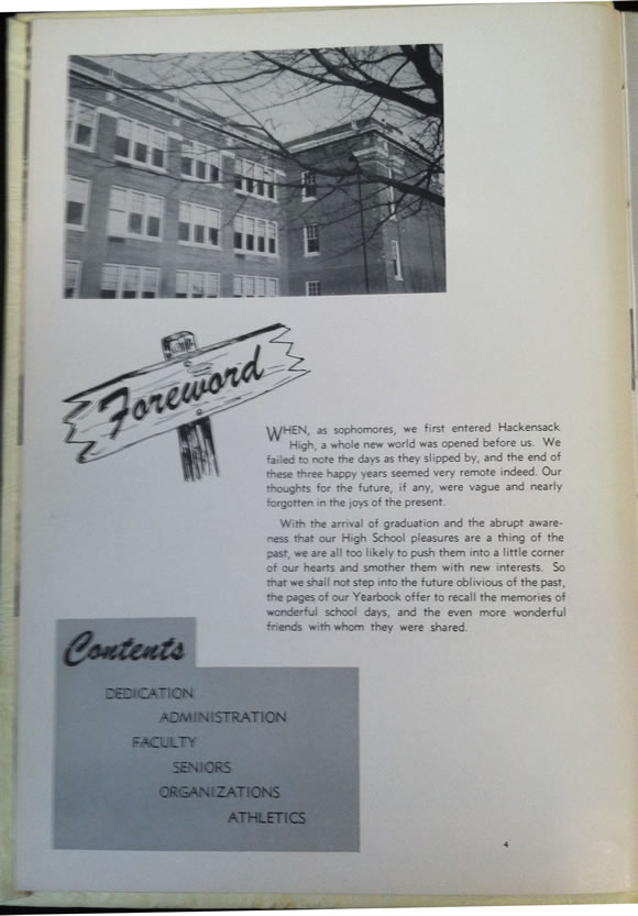 1948 HHS Yearbook Foreword